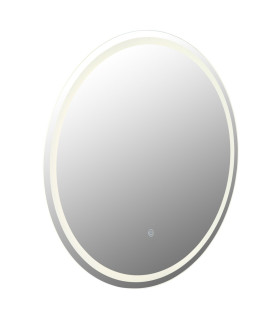 Rivas 75cm Illuminated Bathroom Mirror LED Dimmable 4000K Touch Dimmer-1
