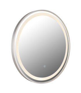 Rivas 50cm Illuminated Bathroom Mirror LED Dimmable 2700-6500K Touch Dimmer-1