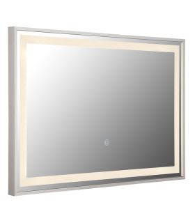 Rivas 40x60cm Illuminated Bathroom Mirror LED Dimmable 2700-6500K Touch Dimmer-1