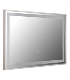 Rivas 40x60cm Illuminated Bathroom Mirror LED Dimmable 2700-6500K Touch Dimmer-2
