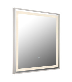 Rivas 50x50cm Illuminated Bathroom Mirror LED Dimmable 2700-6500K Touch Dimmer-1