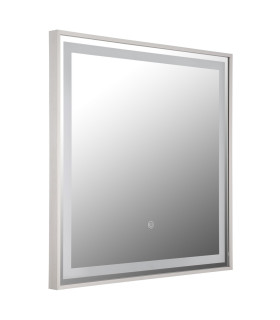 Rivas 50x50cm Illuminated Bathroom Mirror LED Dimmable 2700-6500K Touch Dimmer-2