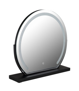 Rivas 49x52cm Illuminated Bathroom Mirror LED Dimmable 2700-6500K Touch Dimmer-2