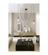 Oliver Cluster Pendant Ceiling Light Black 3x E27-6