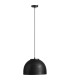 Hermi Dome Pendant Ceiling Light Matt Black 1x E27-1