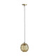 Hermi II 20cm Spherical Pendant Ceiling Light Antique Brass 1x E27-1