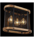 Jeanie Multi Arm Semi Flush Ceiling Lamp Matt Black 3x E27-4