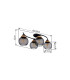 Pablo Multi Arm Semi Flush Ceiling Lamp Matt Black 4x E27-6