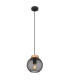 Pablo Wire Frame Pendant Ceiling Light Matt Black 1x E27-1