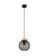 Pablo Wire Frame Pendant Ceiling Light Matt Black 1x E27-2