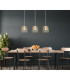Dichti Bar Pendant Ceiling Light Sand Colored Matt 3x E27-8