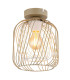 Dichti Semi Flush Ceiling Light Sand Colored Matt 1x E27-1