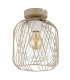 Dichti Semi Flush Ceiling Light Sand Colored Matt 1x E27-2
