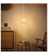 Dichti 18cm Wire Frame Pendant Ceiling Light Sand Colored Matt 1x E27-6