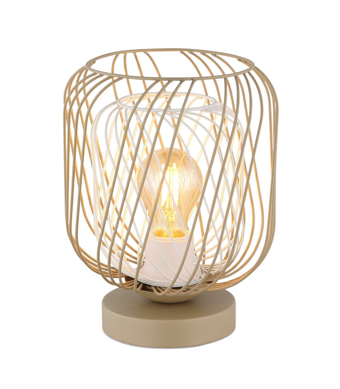 Dichti Table Lamp Sand Colored Matt 1x E27-1