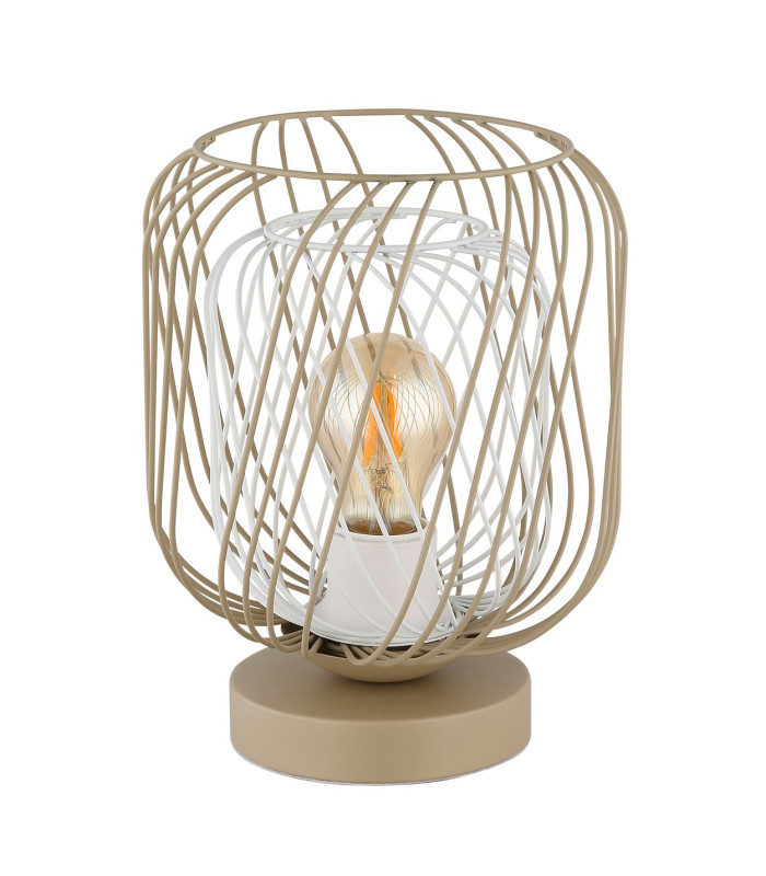 Dichti Table Lamp Sand Colored Matt 1x E27-2