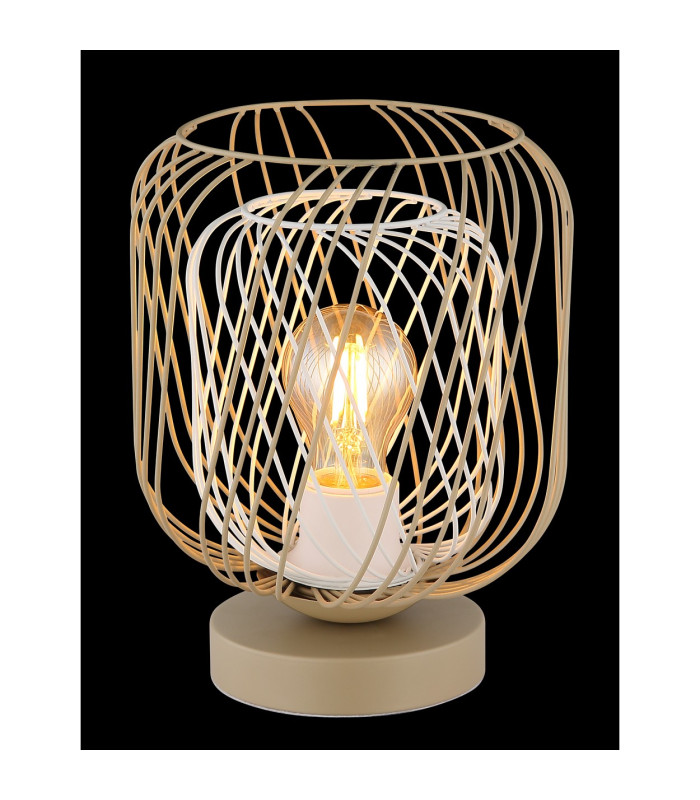 Dichti Table Lamp Sand Colored Matt 1x E27-3