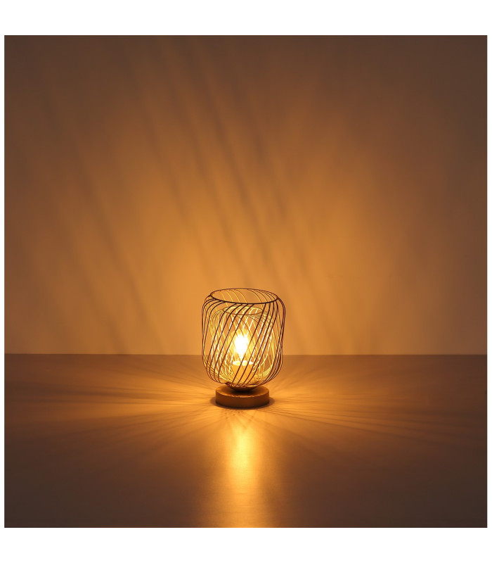 Dichti Table Lamp Sand Colored Matt 1x E27-5