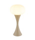 Lula Globe Table Lamp Sand Colored Matt Opal Glass Shade 1x E14-1