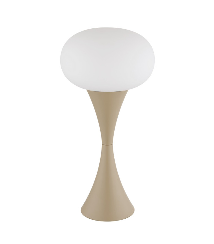 Lula Globe Table Lamp Sand Colored Matt Opal Glass Shade 1x E14-2