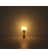 Lula Globe Table Lamp Sand Colored Matt Opal Glass Shade 1x E14-5