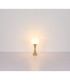 Lula Globe Table Lamp Sand Colored Matt Opal Glass Shade 1x E14-6