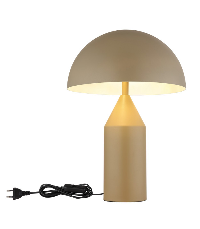 Atoma Bedside Table Lamp Sand Colored Matt 2x E27-4