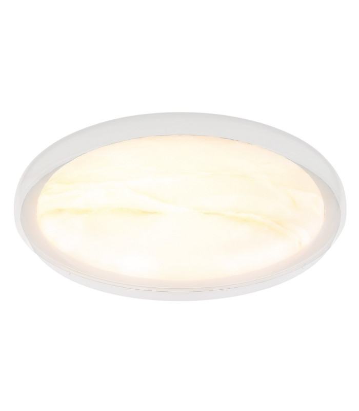 Tyrone Integrated LED Semi Flush Ceiling Light White LED 2700-6000K-1
