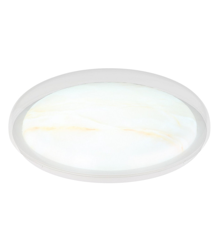 Tyrone Integrated LED Semi Flush Ceiling Light White LED 2700-6000K-7