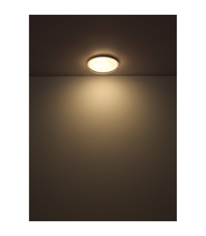Tyrone Integrated LED Semi Flush Ceiling Light White LED 2700-6000K-8