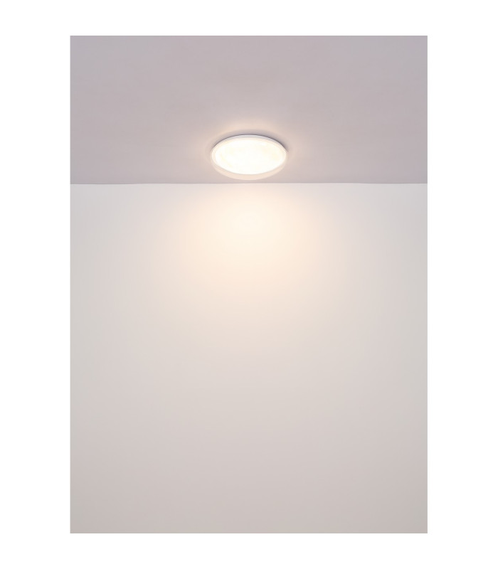 Tyrone Integrated LED Semi Flush Ceiling Light White LED 2700-6000K-9
