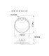 Umbra Integrated LED Wall Lamp Silver Colored LED 3000K-9