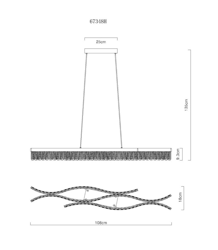 Juliet Pendant Ceiling Light Graphite Matt LED 3200K-7
