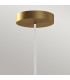 Alora Mood Bijou LED Slim Pendant Ceiling Light Contemporary Aged Gold 3000K-5