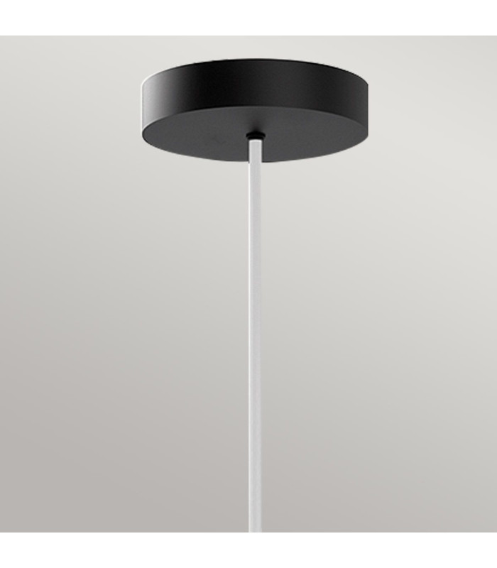 Alora Mood Bijou LED Slim Pendant Ceiling Light Contemporary Matt Black 3000K-6