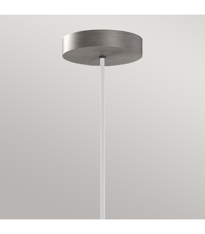 Alora Mood Bijou LED Slim Pendant Ceiling Light Contemporary Brushed Nickel 3000K-6