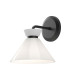 Alora Mood Halston Dome Wall Lamp Contemporary Matt Black 1x E14-1