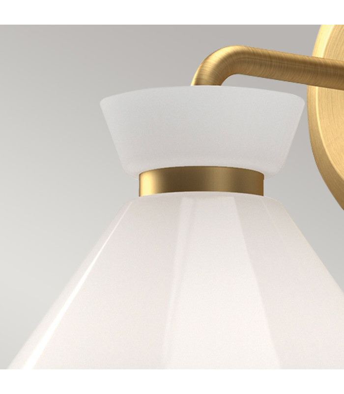 Alora Mood Halston Dome Wall Lamp Contemporary Brushed Gold 1x E14-5