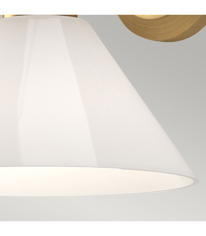 Alora Mood Halston Dome Wall Lamp Contemporary Brushed Gold 1x E14-6