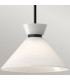 Alora Mood Halston Dome Pendant Ceiling Light Contemporary Matt Black 1x E27-4