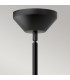 Alora Mood Halston Dome Pendant Ceiling Light Contemporary Matt Black 1x E27-5