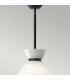 Alora Mood Halston Dome Pendant Ceiling Light Contemporary Matt Black 1x E27-6