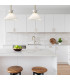 Alora Mood Halston Dome Pendant Ceiling Light Contemporary Brushed Gold 1x E27-2