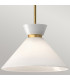 Alora Mood Halston Dome Pendant Ceiling Light Contemporary Brushed Gold 1x E27-4
