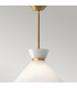 Alora Mood Halston Dome Pendant Ceiling Light Contemporary Brushed Gold 1x E27-6