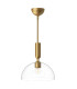 Alora Mood Jude Dome Pendant Ceiling Light Contemporary Brushed Gold 1x E27-1