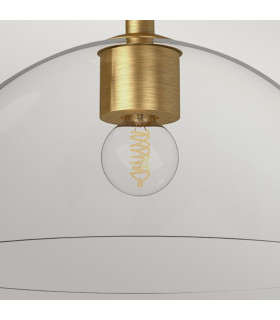 Alora Mood Jude Dome Pendant Ceiling Light Contemporary Brushed Gold 1x E27-2