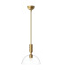 Alora Mood Jude Dome Pendant Ceiling Light Contemporary Brushed Gold 1x E27-6