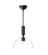 Alora Mood Jude Dome Pendant Ceiling Light Contemporary Matt Black 1x E27-1