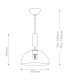 Alora Mood Jude Dome Pendant Ceiling Light Contemporary Matt Black 1x E27-3